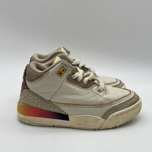 Youth 11.5C J. Balvin x Air Jordan 3 Retro PreSchool 'Medellín Sunset'FN0346-901